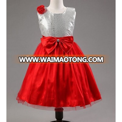 2017 summer princess flower girls dress for party costume